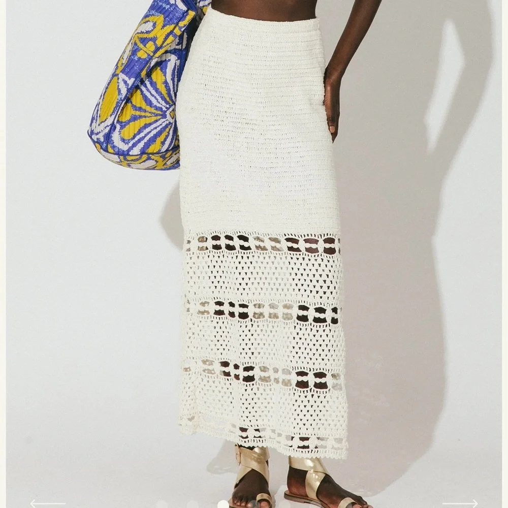 cleobella crochet midi skirt - Picture 3 of 6